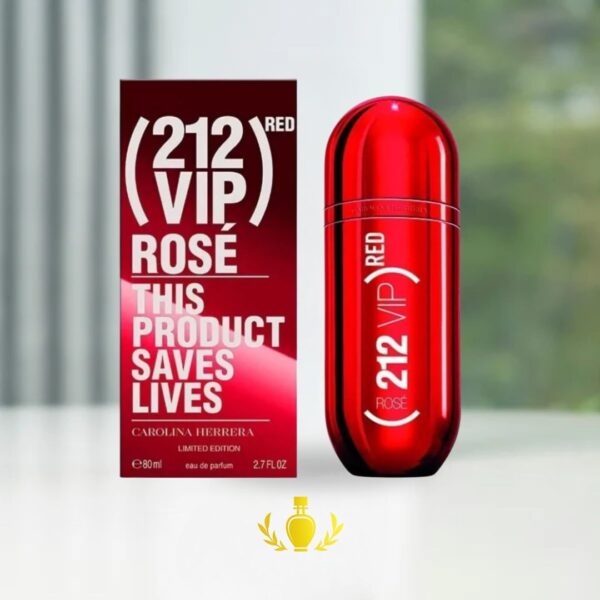 Perfume CH 212 Vip Rose Red - Image 2